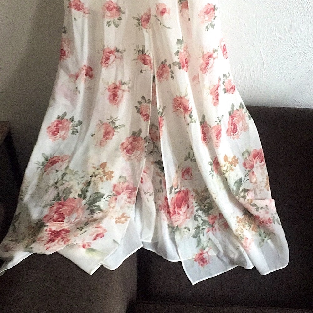 NWOT COTTON CANDY LA BOHO FLORAL LACE MAXI DRESS S - Picture 15 of 16